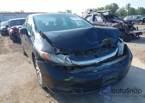 2012 Honda Civic Ex z USA, uszkodzony, nr VIN 2HGFB2F88CH508103
